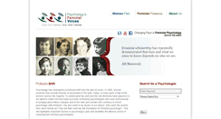 Desktop Screenshot of feministvoices.com
