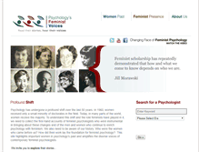 Tablet Screenshot of feministvoices.com